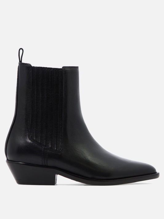 Cowboy 100% calf leather - 100% leather  Black - Isabel Marant Women | PLP | VIETTI Online Store 
