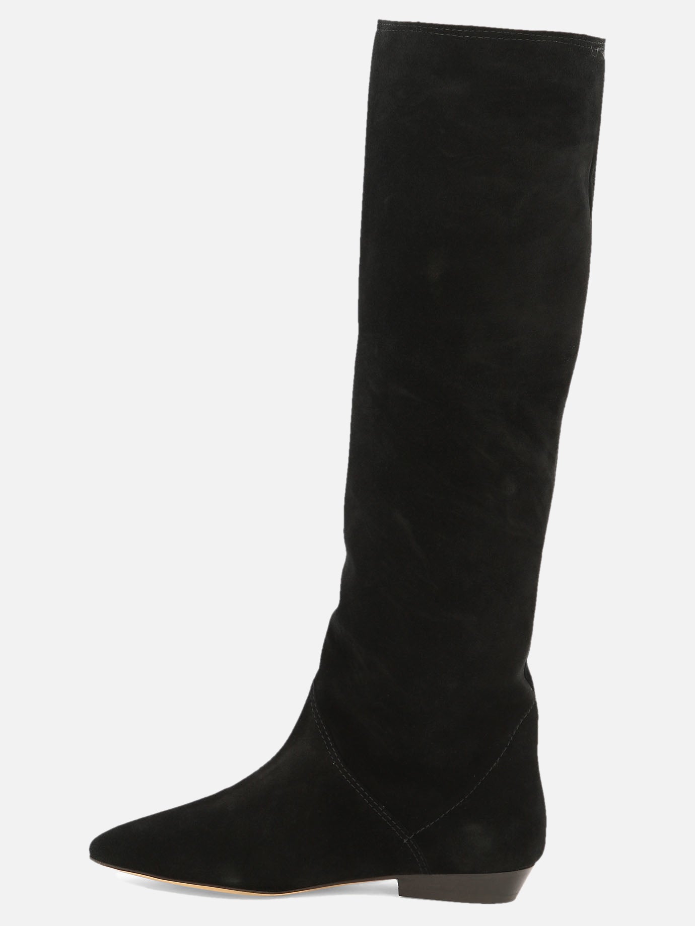 Knee-high 100% suede - 100% leather  Black - Isabel Marant Women | PDP | VIETTI Online Store | thumbnail_3