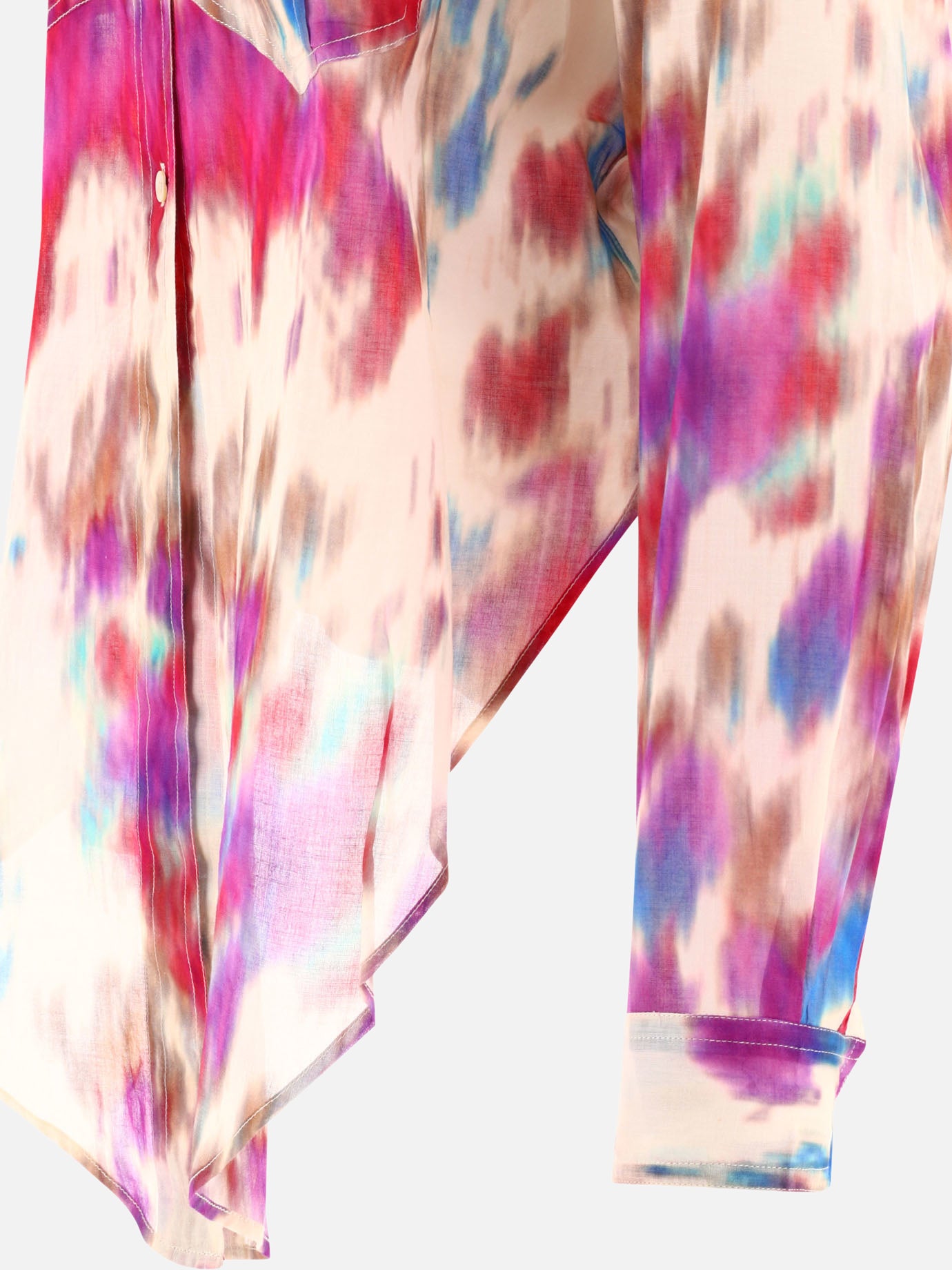 Casual shirts 100% cotton  Fuchsia - Marant Étoile Women | PDP | VIETTI Online Store | Zoom-Modal_4
