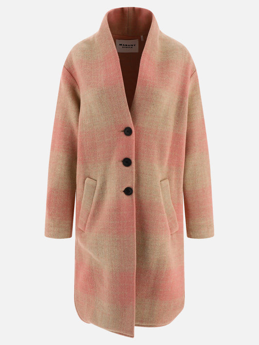 Cappotti lunghi Check  Rosa - Marant Étoile Donna | PLP | VIETTI Online Store 
