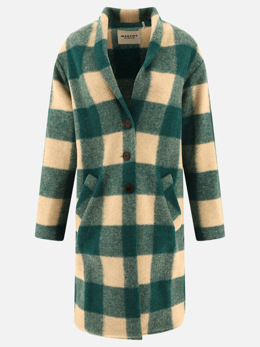 Cappotti lunghi Check  Verde - Marant Étoile Donna | PLP | VIETTI Online Store 
