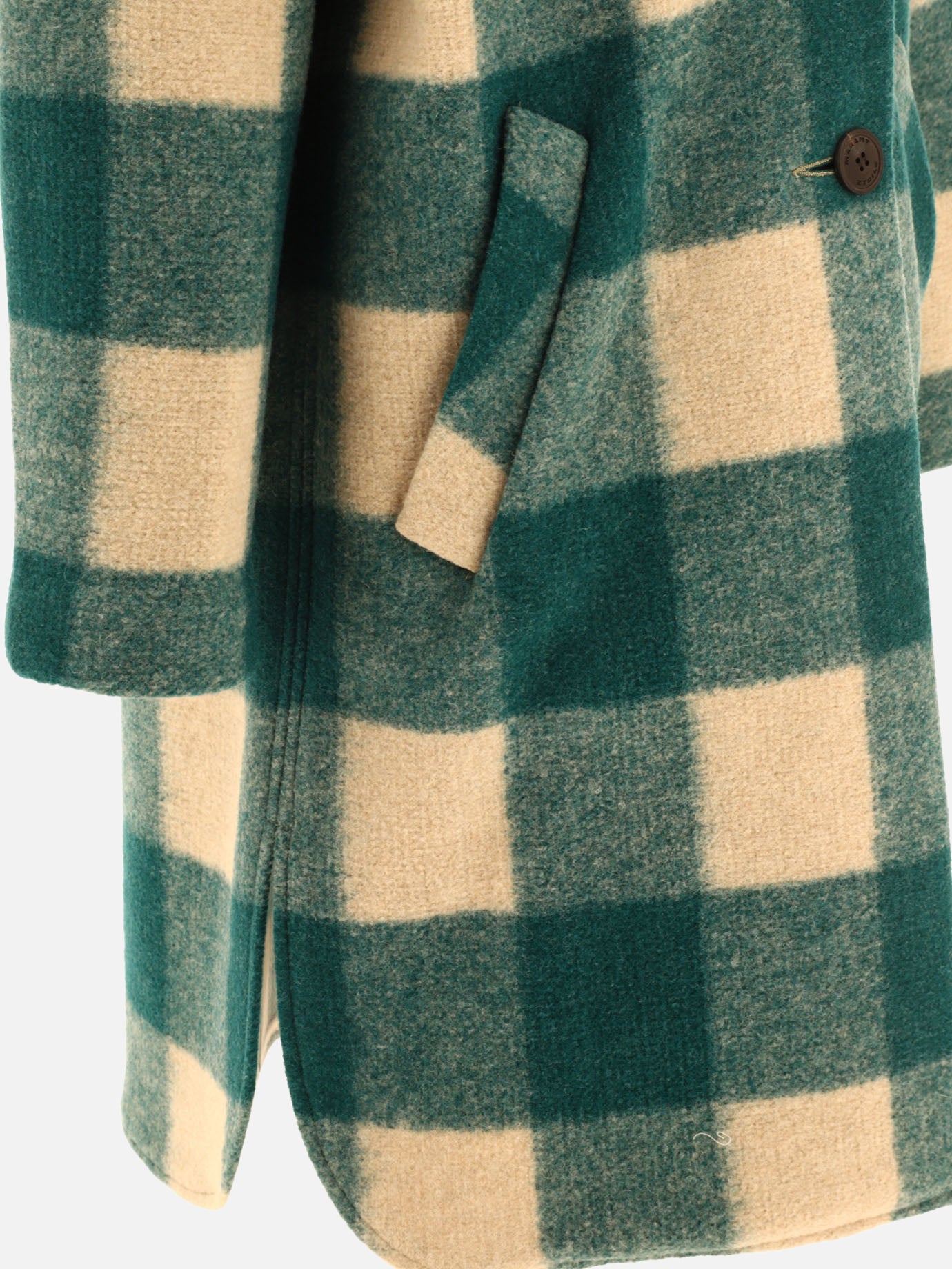 Cappotti lunghi Check  Verde - Marant Étoile Donna | PDP | VIETTI Online Store | Zoom-Modal_4
