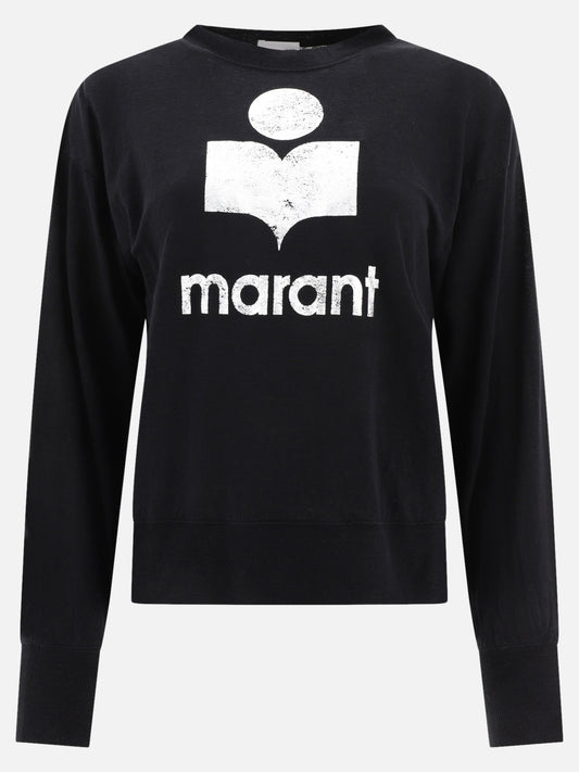 Crewneck t-shirts 100% linen  Black - Isabel Marant Women | PLP | VIETTI Online Store 
