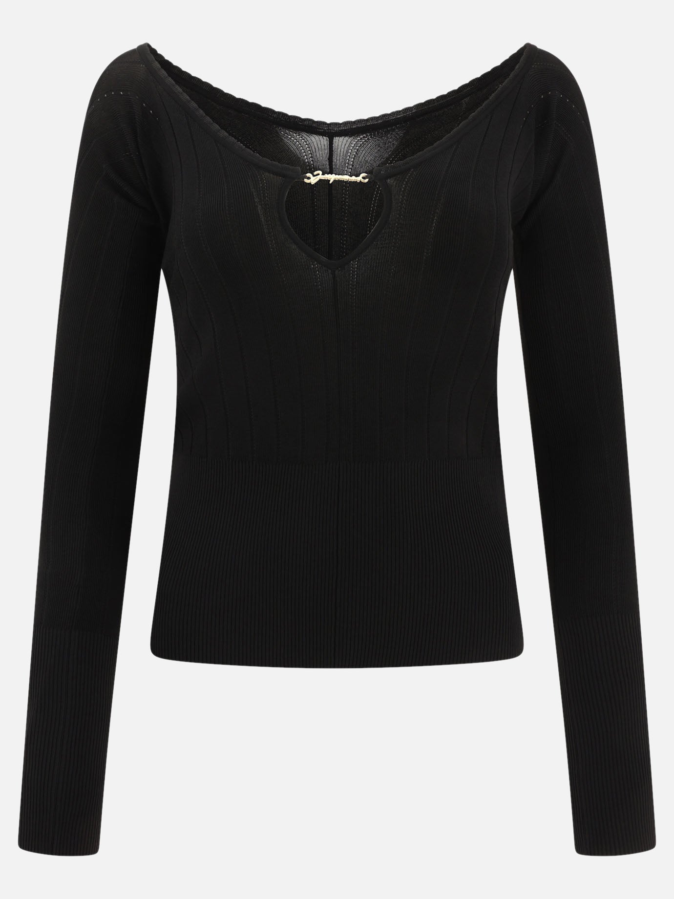 Top casual 241KN357  Nero - Jacquemus Donna | PDP | VIETTI Online Store | Zoom-Modal
