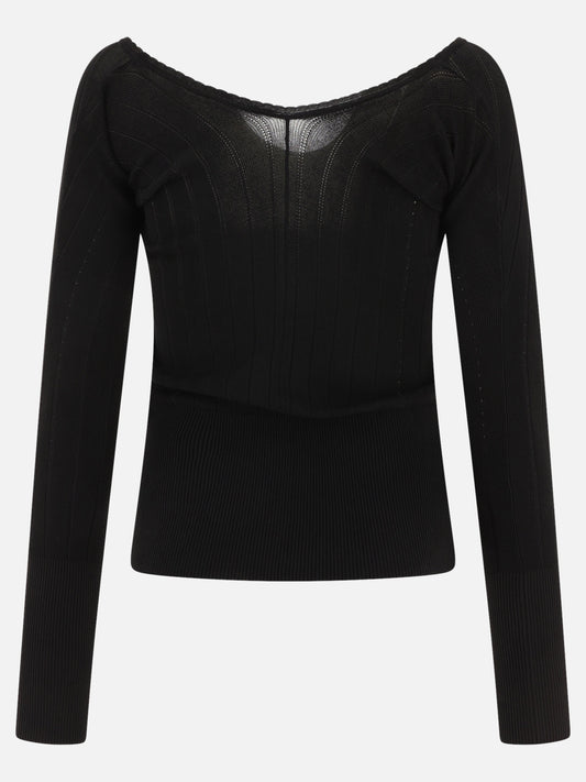 Top casual 241KN357  Nero - Jacquemus Donna | PLP | VIETTI Online Store | 2
