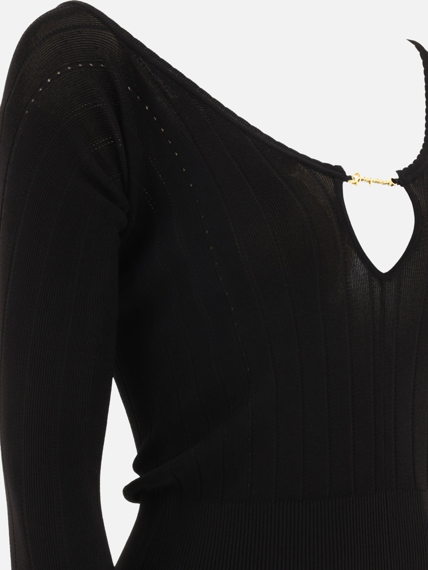 Top casual 241KN357  Nero - Jacquemus Donna | PDP | VIETTI Online Store | thumbnail_4