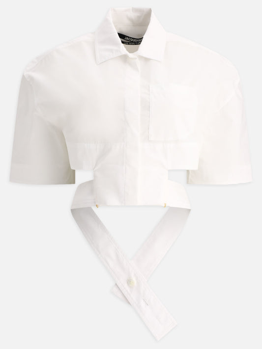 Casual shirts 241SH054  White - Jacquemus Women | PLP | VIETTI Online Store 
