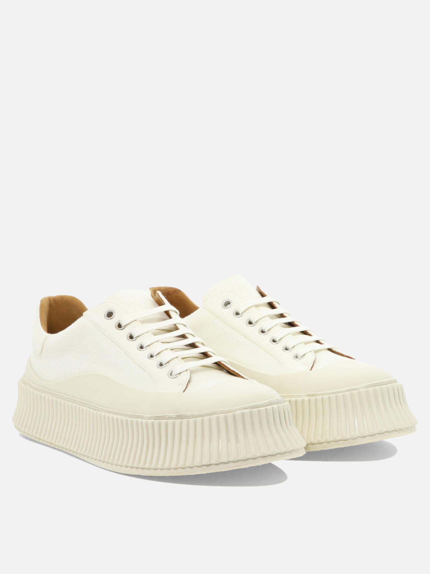 Sneaker basse 80% cotton 20% rubber - 100% rubber  Bianco - Jil Sander Uomo | PDP | VIETTI Online Store | thumbnail_2