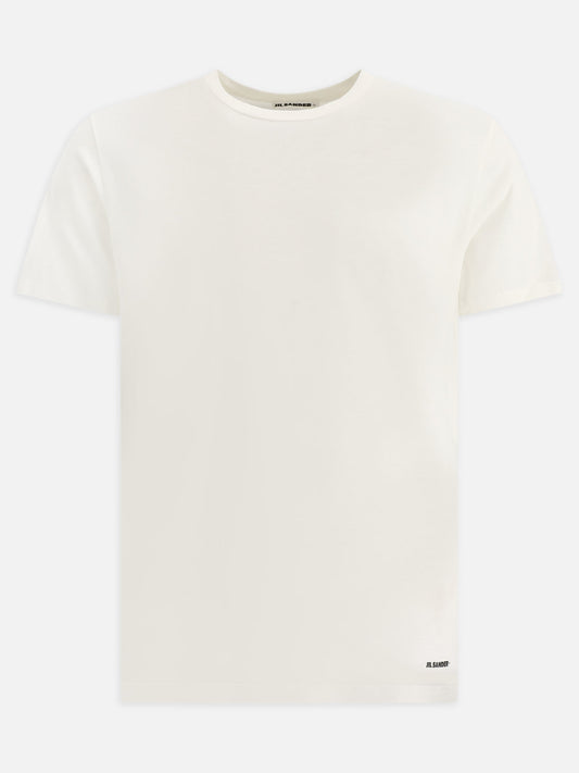 Crewneck t-shirts 100% cotton  White - Jil Sander Men | PLP | VIETTI Online Store 
