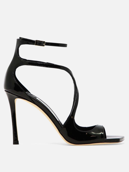 Heeled sandals 100% leather - 100% leather  Black - Jimmy Choo Women | PLP | VIETTI Online Store 
