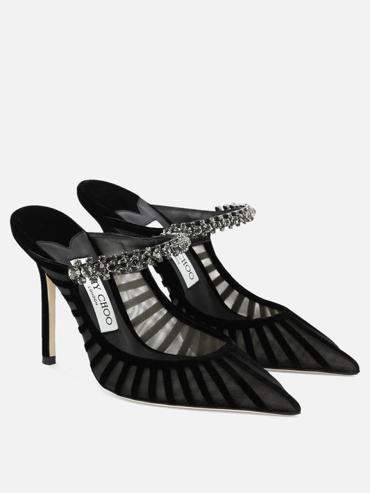 Mule 100% velvet - 100% leather  Nero - Jimmy Choo Donna | PLP | VIETTI Online Store | 2
