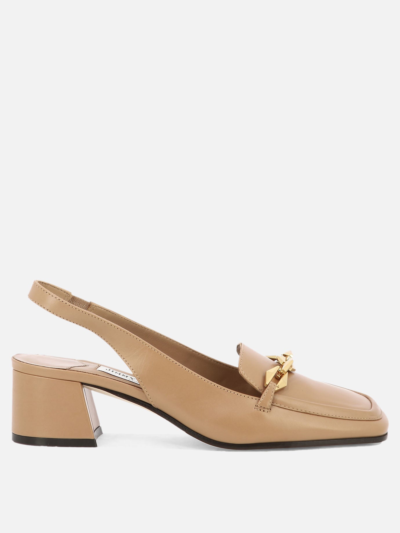 Slingback 100% leather - 20% leather - 80% rubber  Beige - Jimmy Choo Donna | PDP | VIETTI Online Store | thumbnail