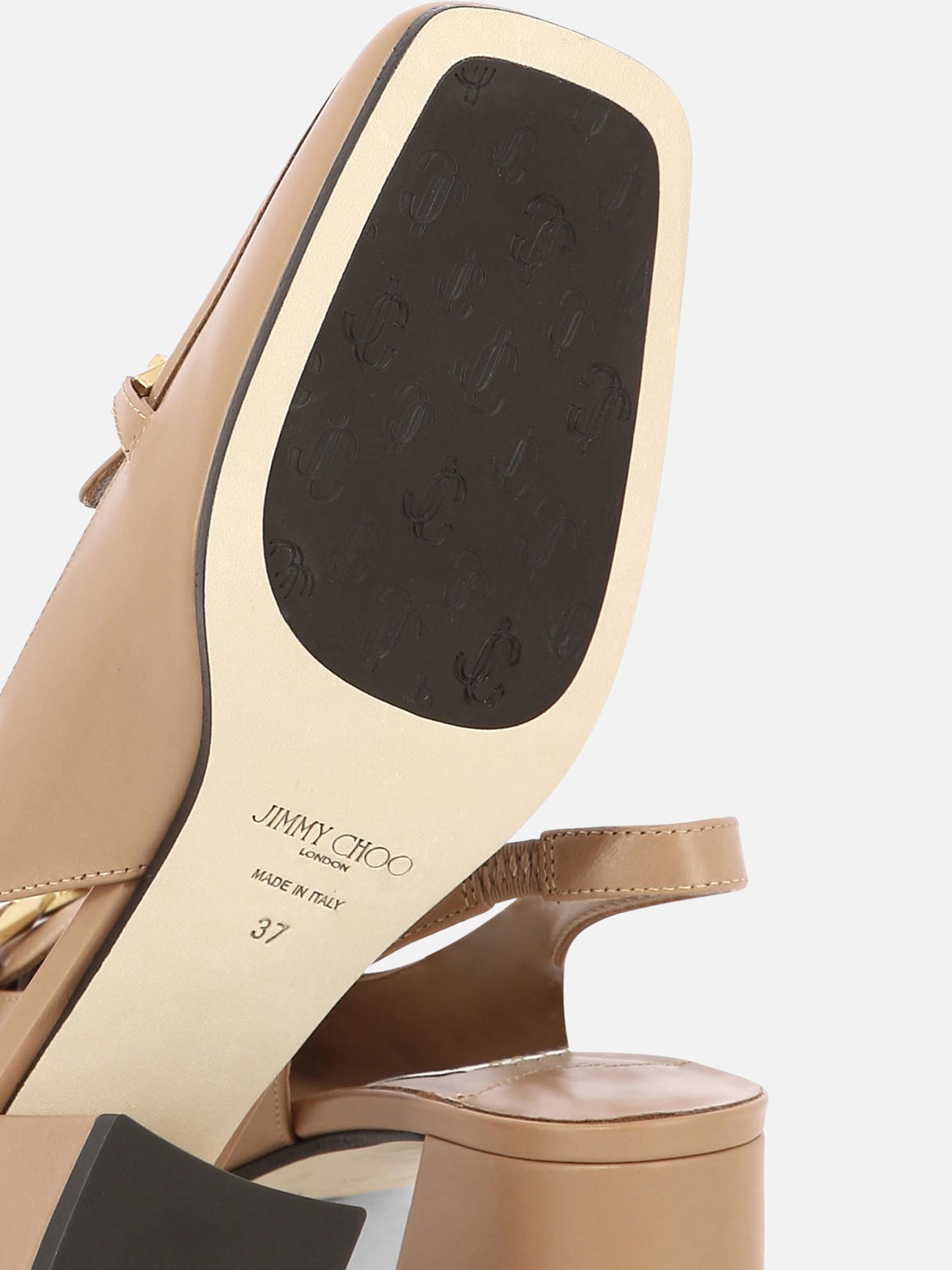 Slingback 100% leather - 20% leather - 80% rubber  Beige - Jimmy Choo Donna | PDP | VIETTI Online Store | Zoom-Modal_5

