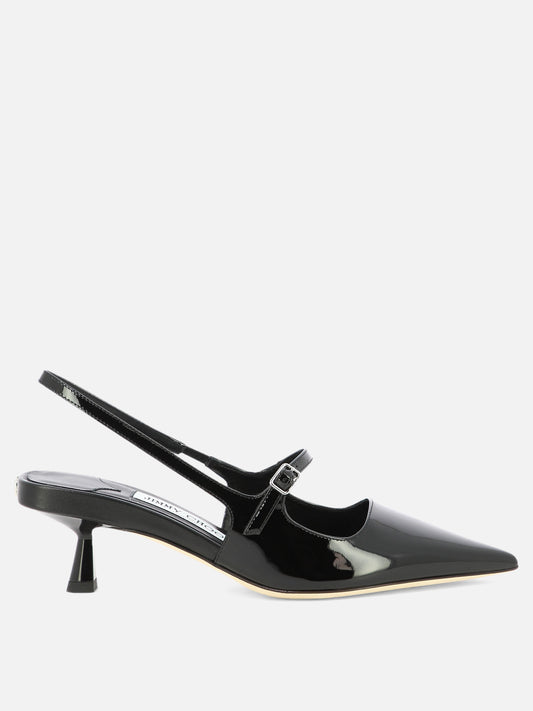 Slingback 100% patent leather - 100% leather  Nero - Jimmy Choo Donna | PLP | VIETTI Online Store 
