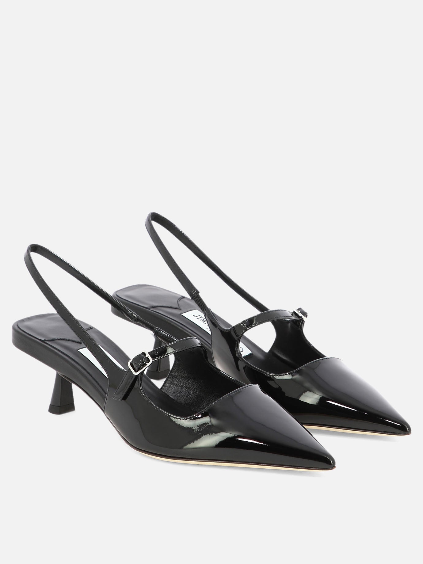 Slingback 100% patent leather - 100% leather  Nero - Jimmy Choo Donna | PDP | VIETTI Online Store | thumbnail_2