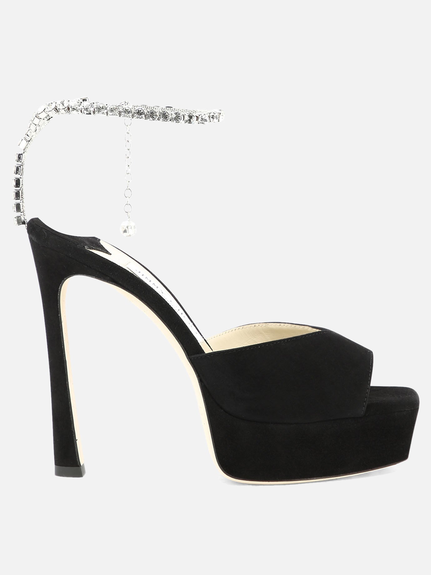 Sandali con tacco 100% leather - 100% leather  Nero - Jimmy Choo Donna | PDP | VIETTI Online Store | thumbnail