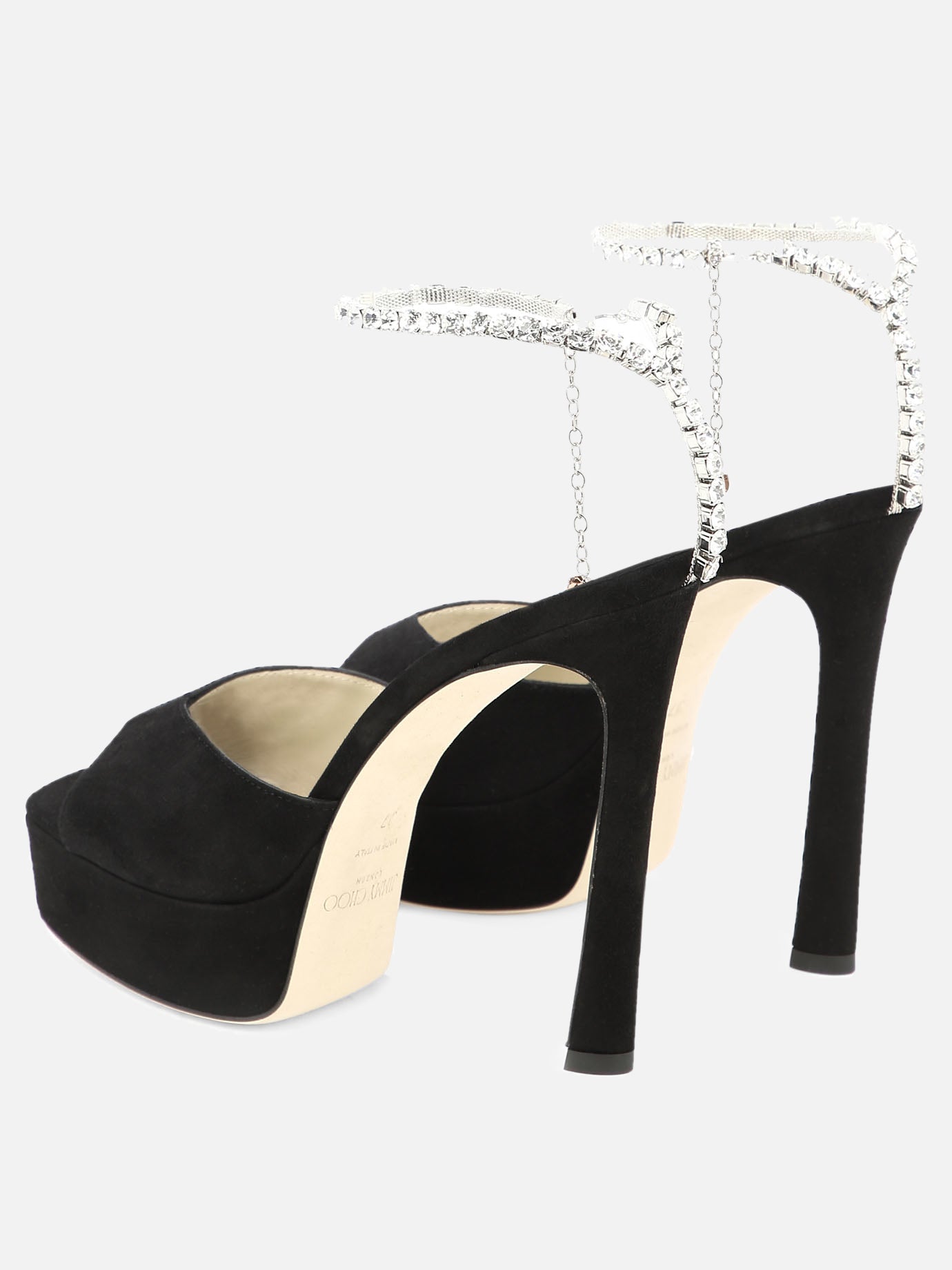 Sandali con tacco 100% leather - 100% leather  Nero - Jimmy Choo Donna | PDP | VIETTI Online Store | Zoom-Modal_4
