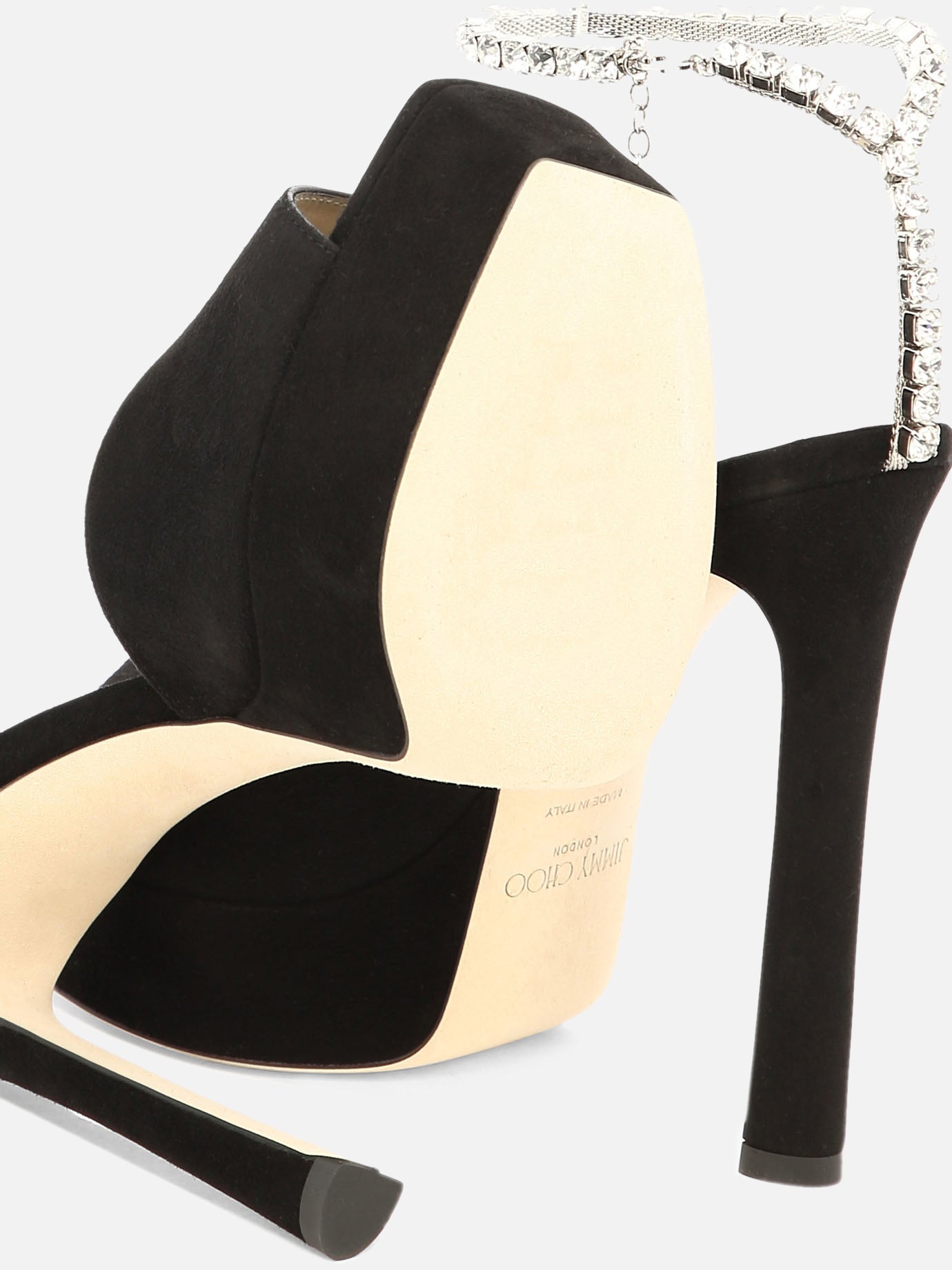 Sandali con tacco 100% leather - 100% leather  Nero - Jimmy Choo Donna | PDP | VIETTI Online Store | Zoom-Modal_5
