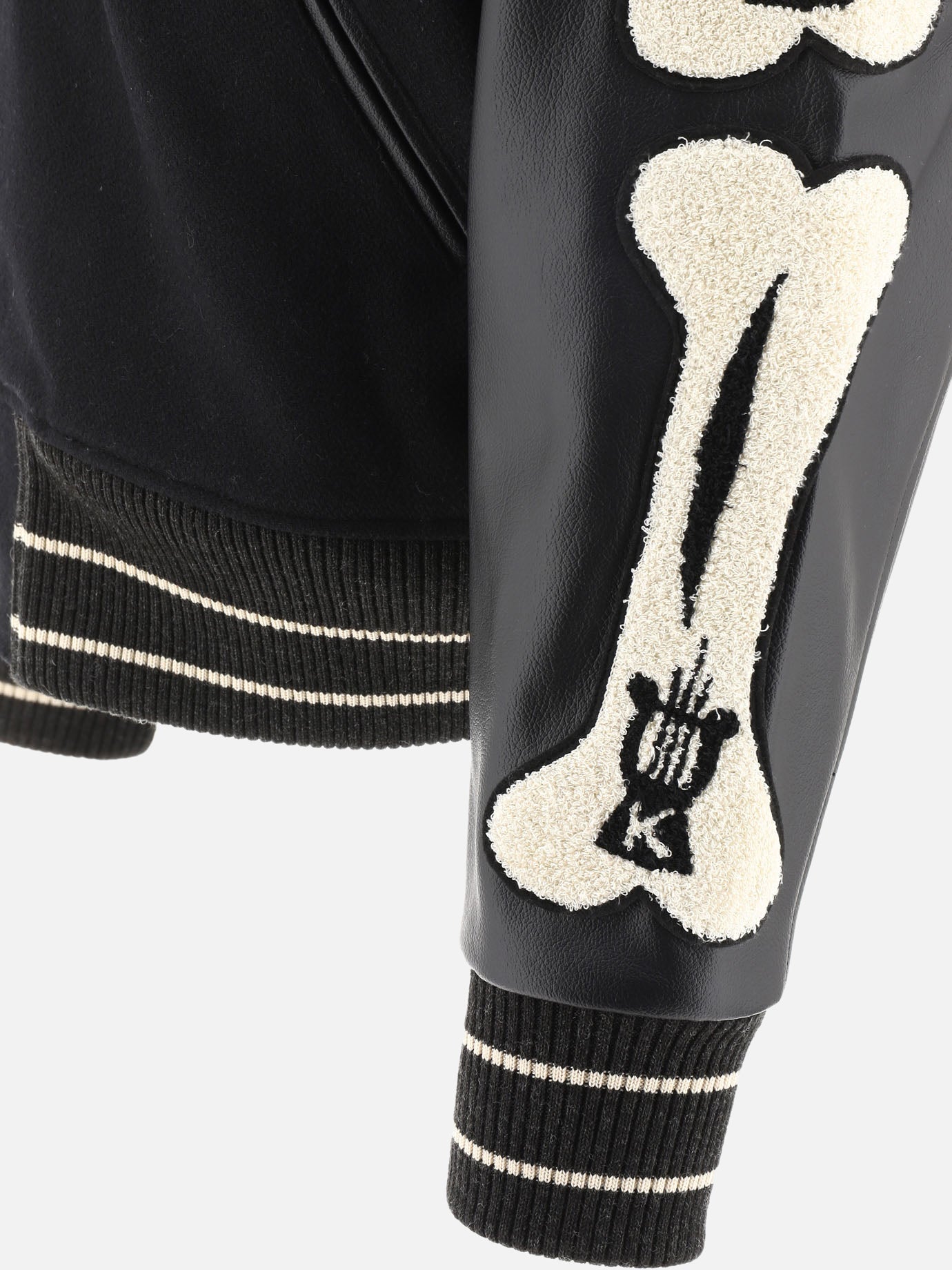 Bomber Solid colour  Nero - KAPITAL Uomo | PDP | VIETTI Online Store | thumbnail_4