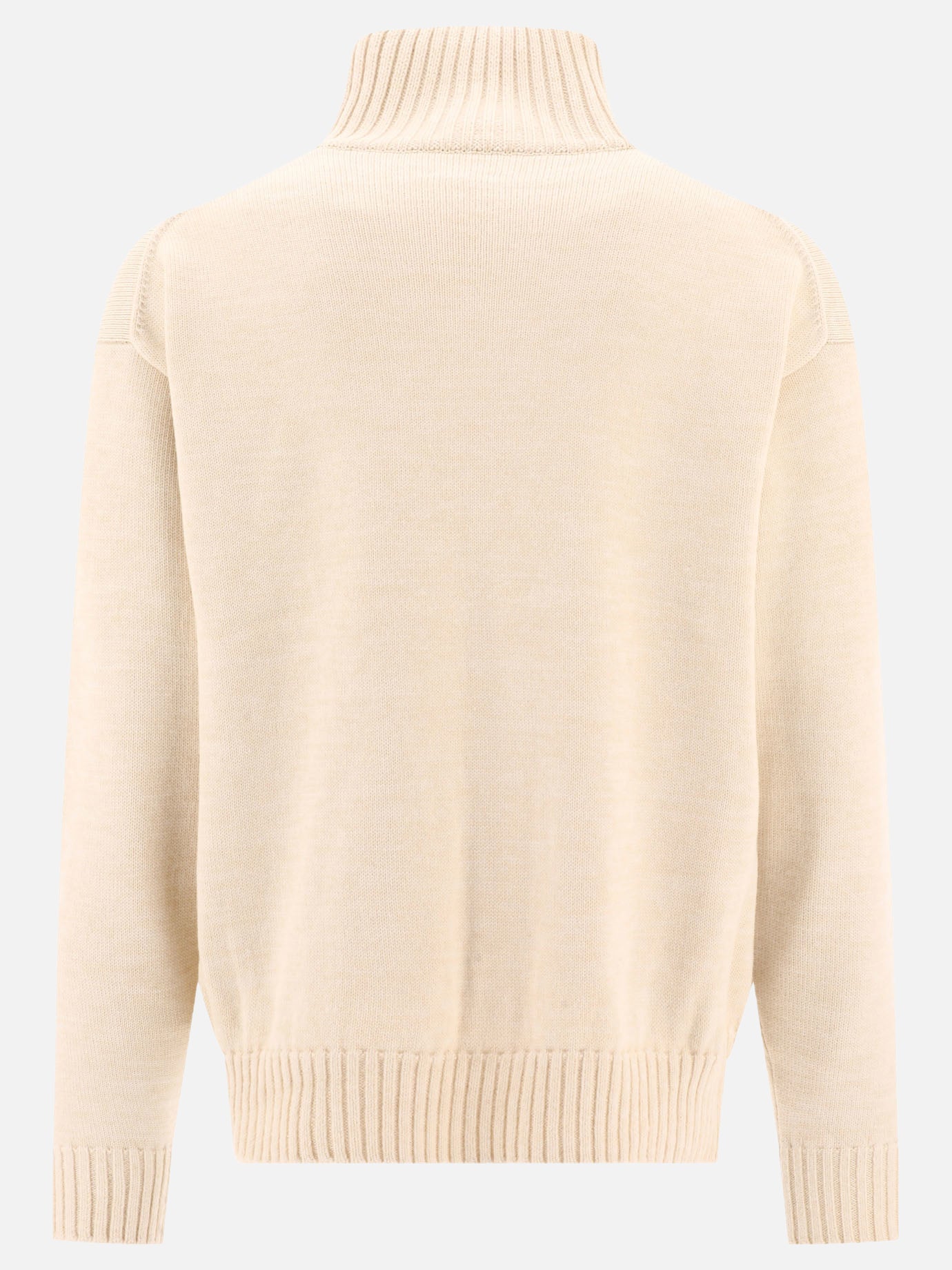 KAPITAL "8G" half-zip sweater Beige