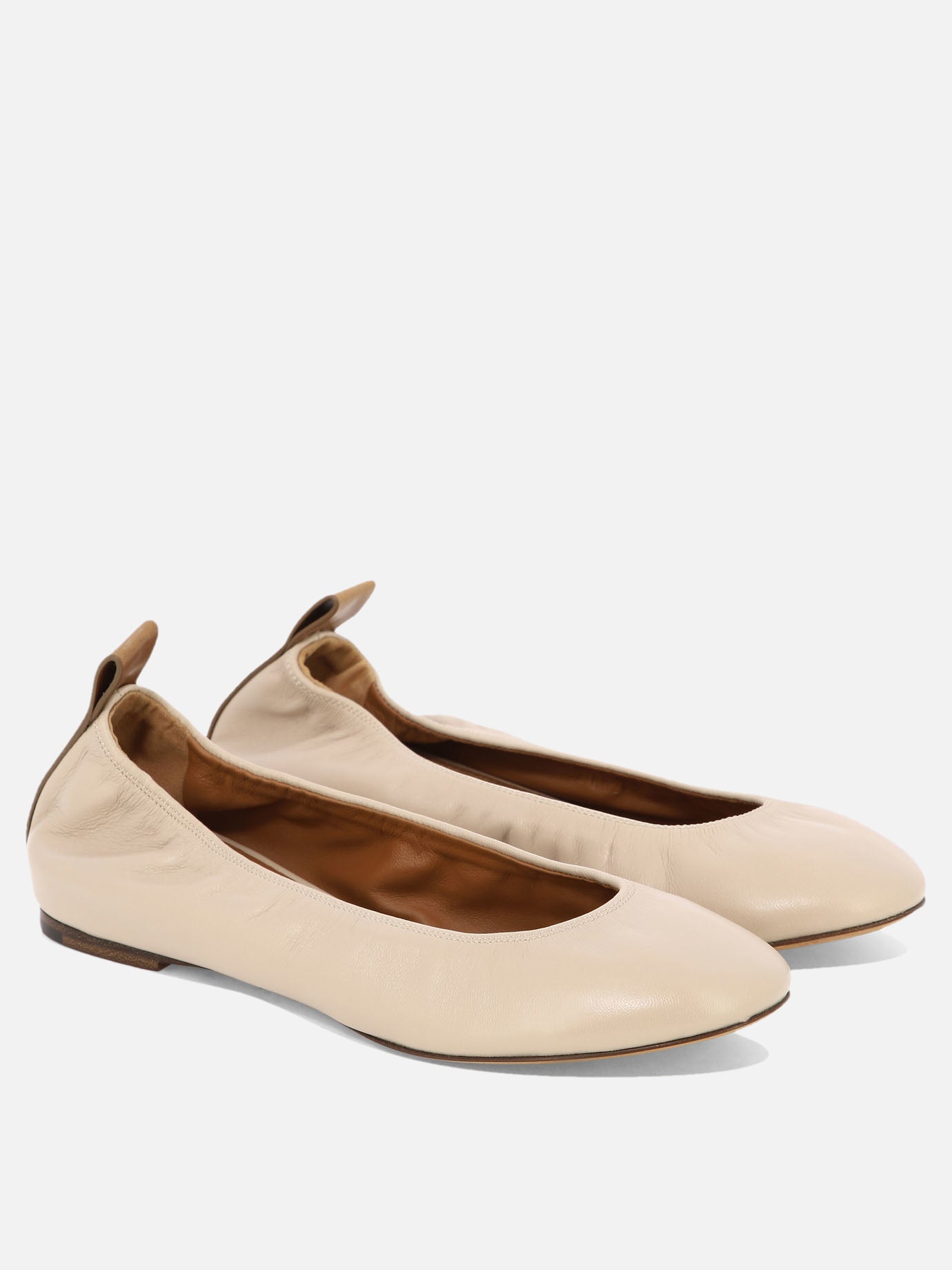 Ballerine classiche 100% leather - 100% leather  Beige - Lanvin Donna | PDP | VIETTI Online Store | thumbnail_2