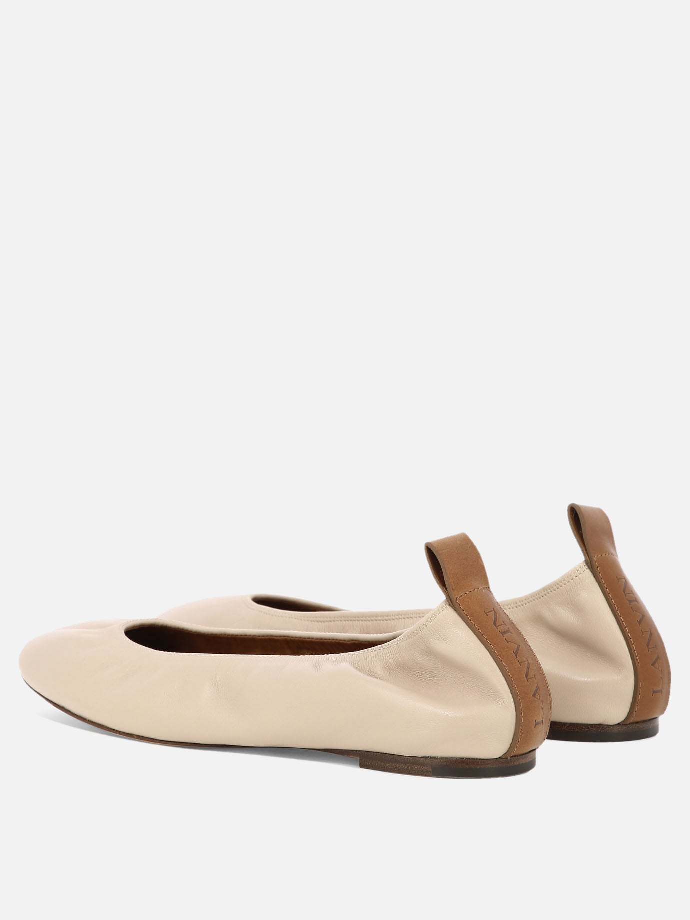 Ballerine classiche 100% leather - 100% leather  Beige - Lanvin Donna | PDP | VIETTI Online Store | thumbnail_4