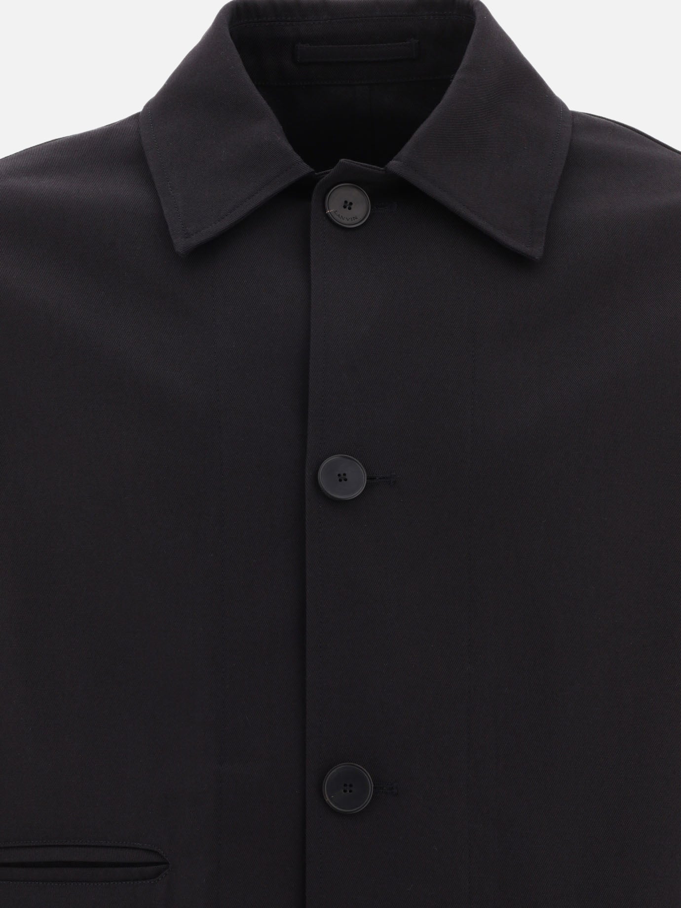 Giacche overshirt 60% cotton - 40% polyester  Nero - Lanvin Uomo | PDP | VIETTI Online Store | thumbnail_3