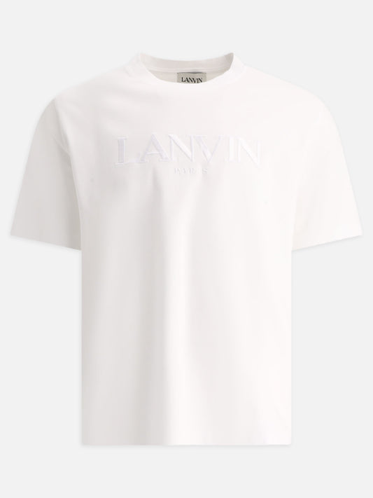 Crewneck t-shirts 100% cotton  White - Lanvin Men | PLP | VIETTI Online Store 
