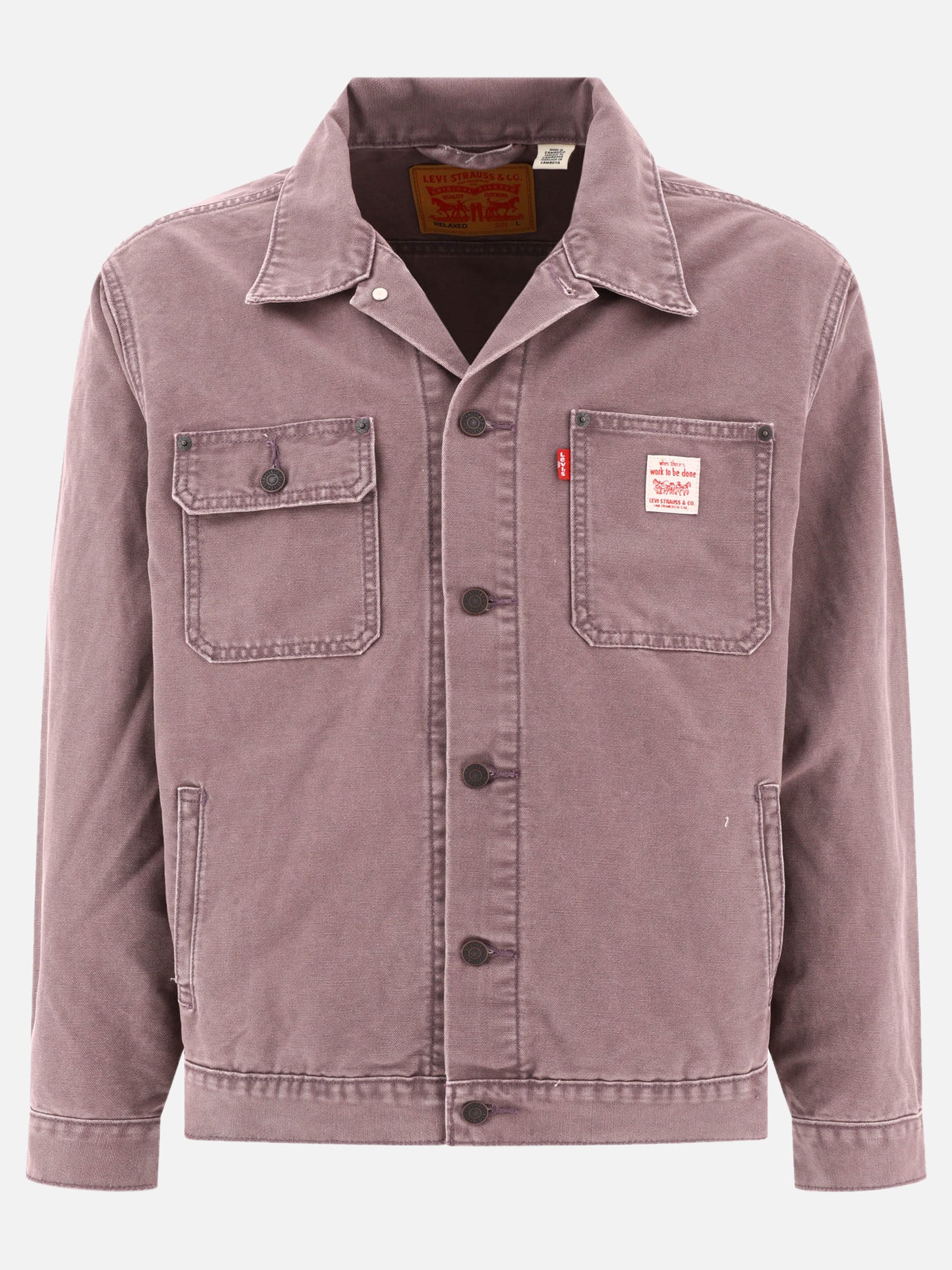 Giacche overshirt 100% cotton  Viola - Levi&#39;s Uomo | PDP | VIETTI Online Store | thumbnail