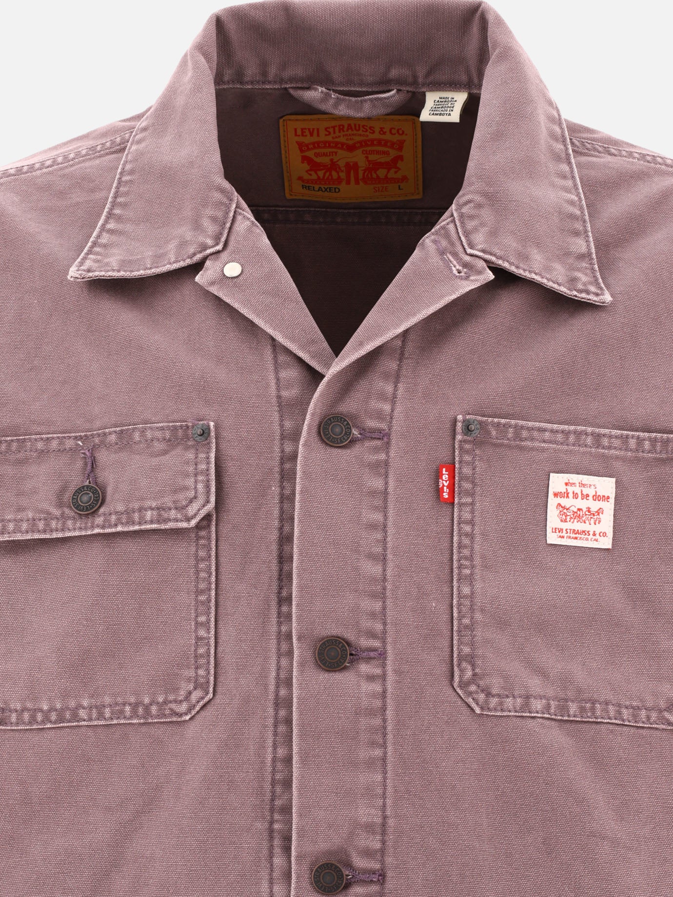 Giacche overshirt 100% cotton  Viola - Levi's Uomo | PDP | VIETTI Online Store | Zoom-Modal_3
