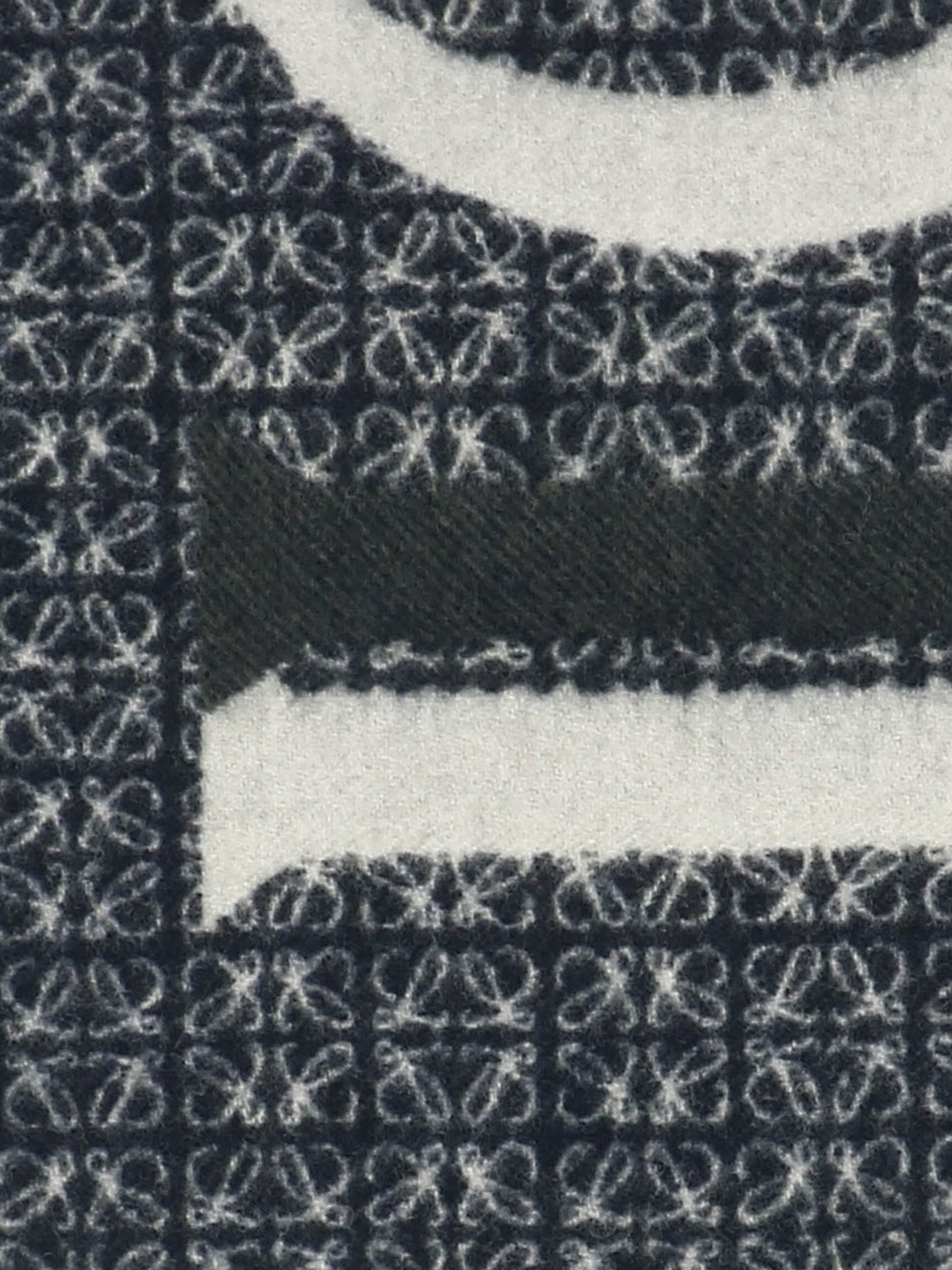 Sciarpe con frange 90% wool 10% cashmere  Blu - Loewe Uomo | PDP | VIETTI Online Store | thumbnail_2