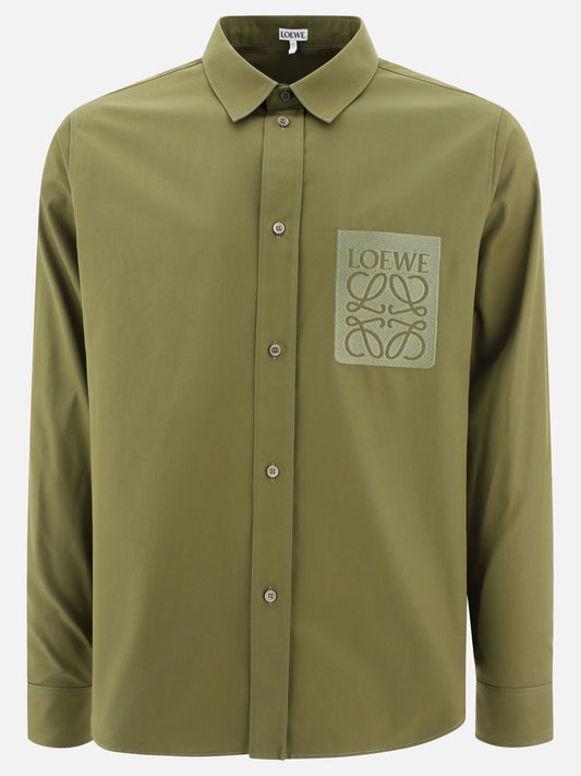 Camicie casual 95% cotton 5% polyester  Verde - Loewe Uomo | PLP | VIETTI Online Store 
