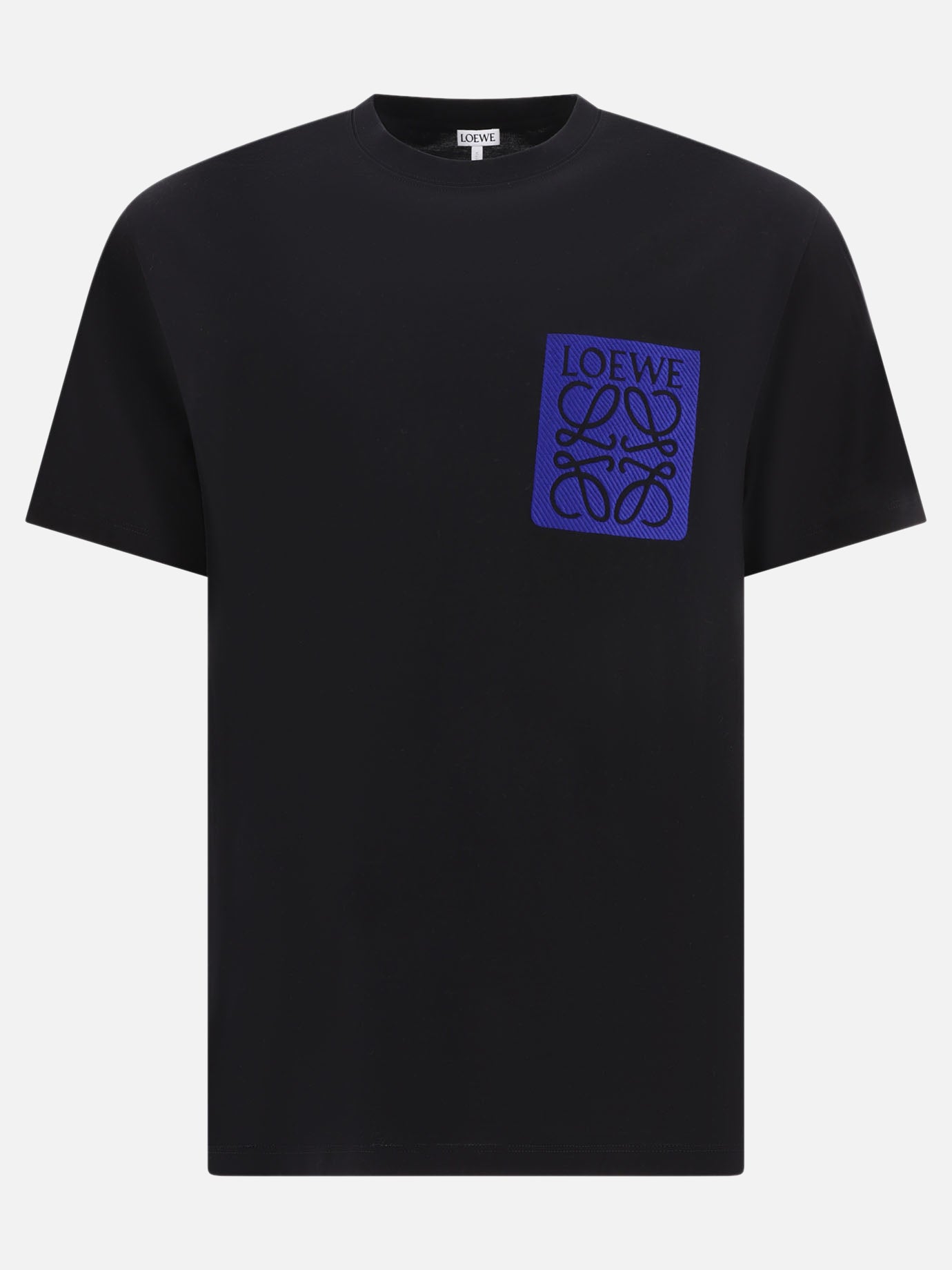 Crewneck t-shirts 90% cotton 10% polyester  Black - Loewe Men | PDP | VIETTI Online Store | Zoom-Modal
