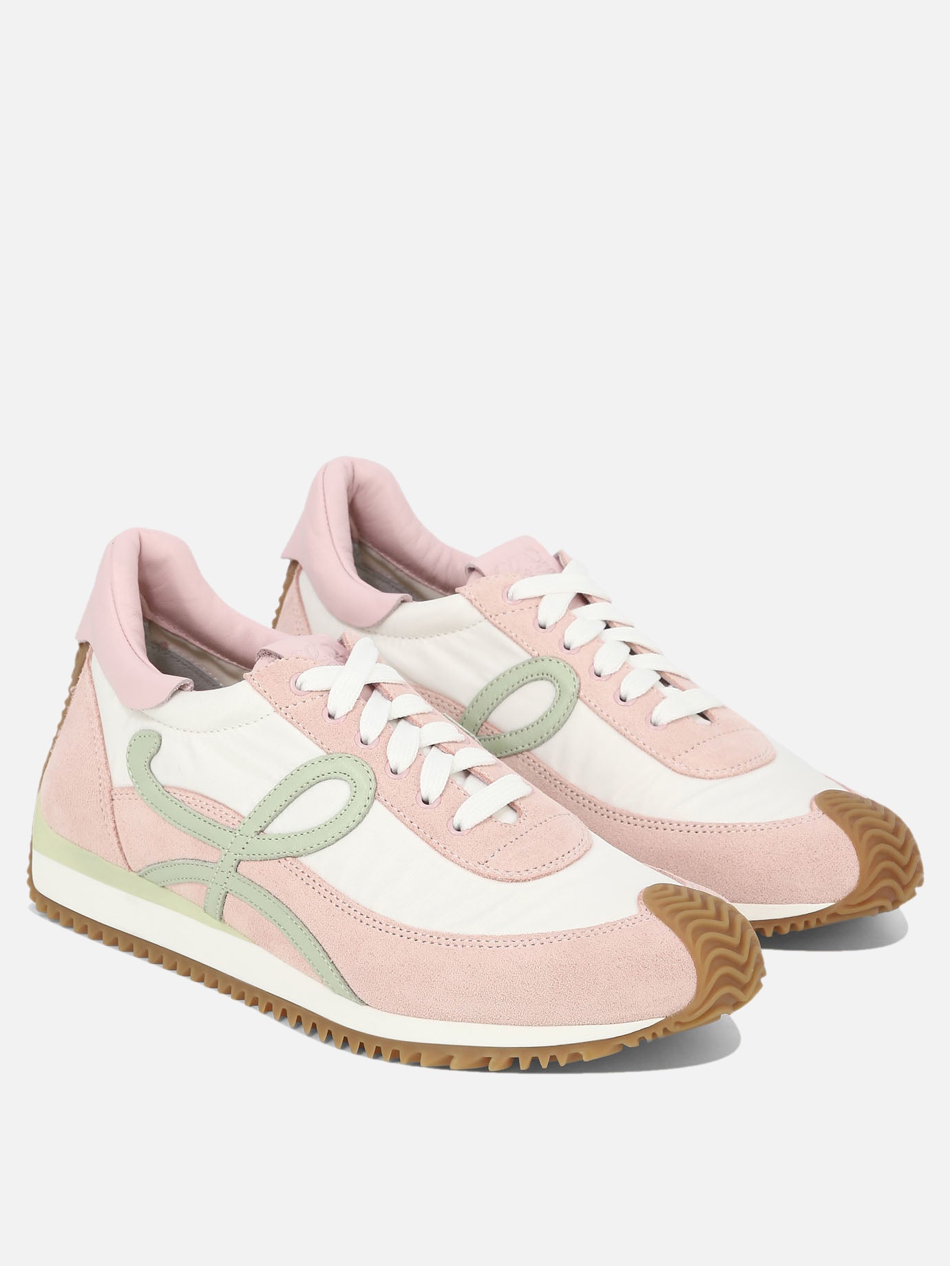 Low top sneakers 50% polyamide 50% leather - 100% rubber  Pink - Loewe Women | PDP | VIETTI Online Store | thumbnail_2
