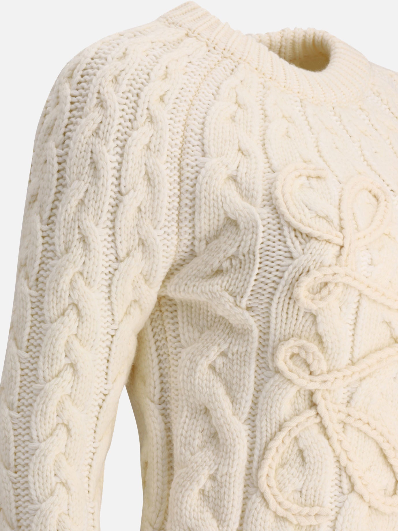Maglioni girocollo 63% wool 37% polypropylene  Bianco - Loewe Donna | PDP | VIETTI Online Store | Zoom-Modal_4
