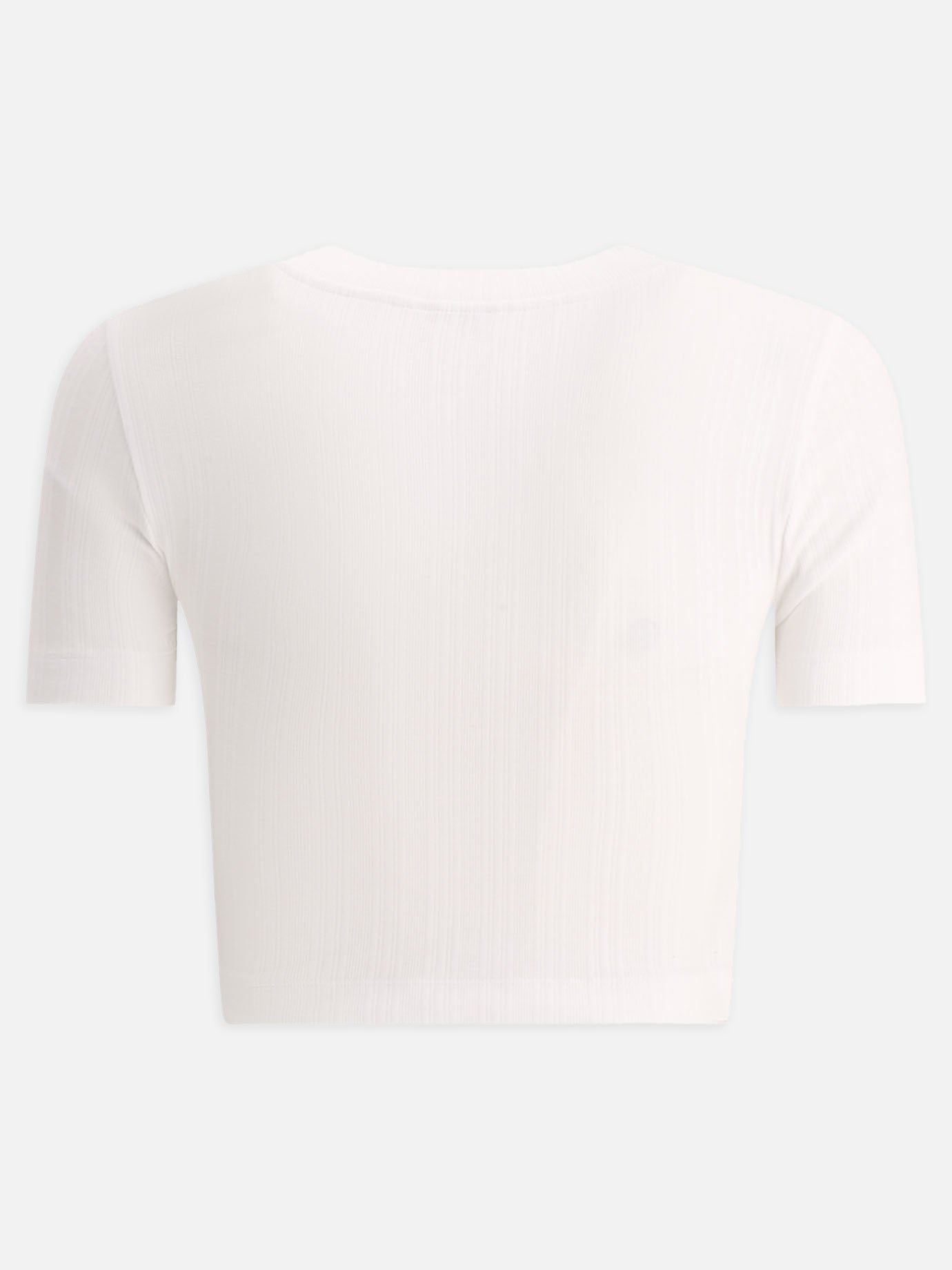 Crop top 98% cotton 2% elastane  Bianco - Loewe Donna | PDP | VIETTI Online Store | Zoom-Modal_2
