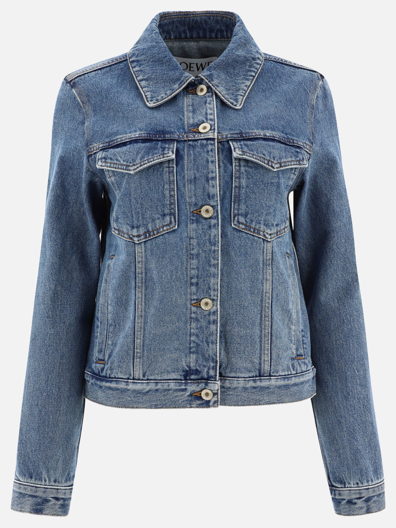 Giacche in denim 100% cotton  Blu - Loewe Donna | PDP | VIETTI Online Store | Zoom-Modal
