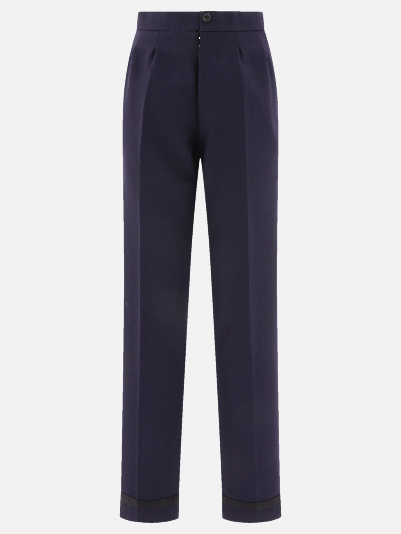Pantaloni sartoriali 100% wool  Nero - Maison Margiela Donna | PDP | VIETTI Online Store | Zoom-Modal
