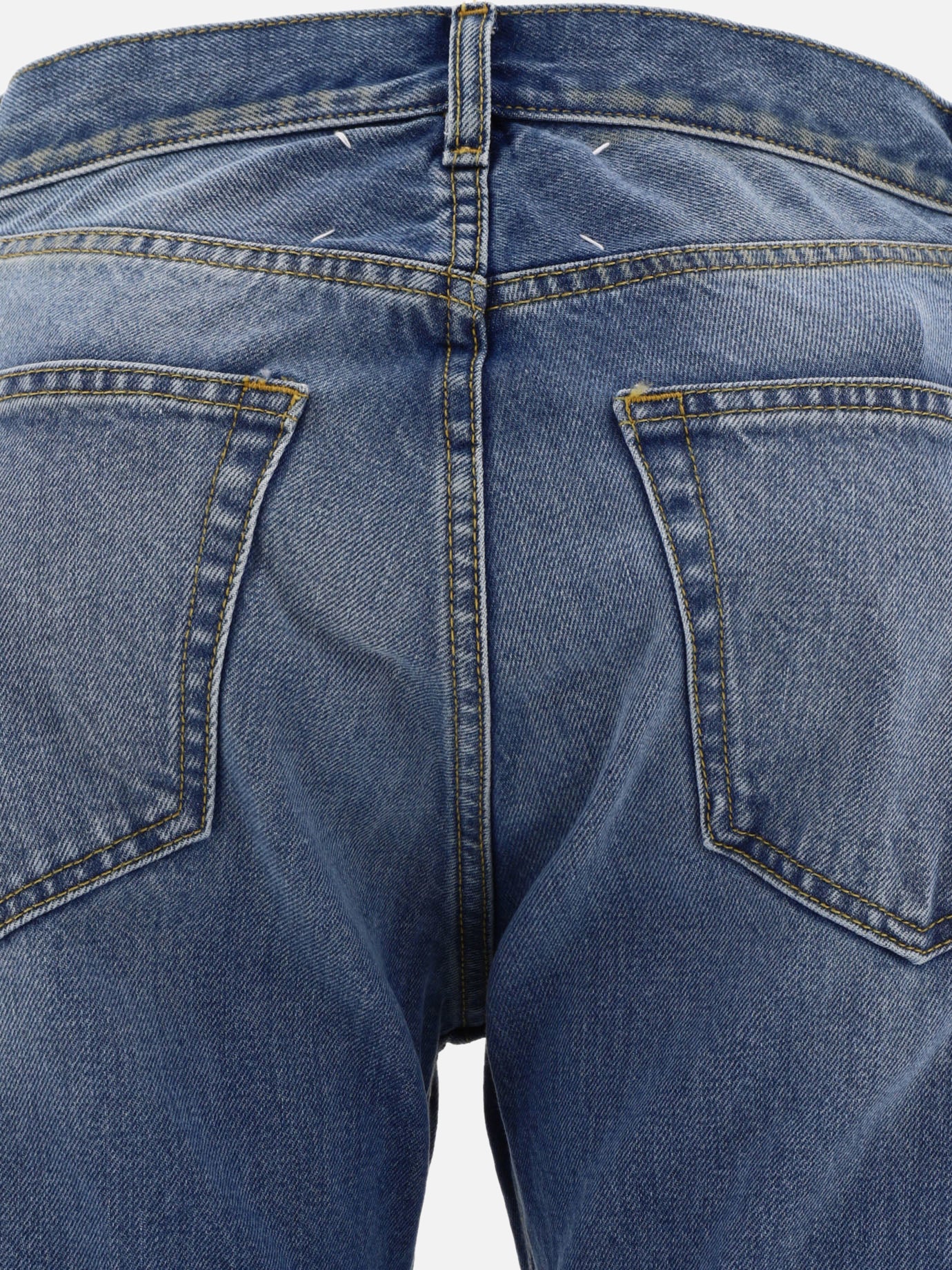 Jeans a gamba dritta 100% cotton  Azzurro - Maison Margiela Uomo | PDP | VIETTI Online Store | Zoom-Modal_4
