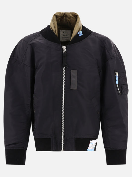 Bomber 100% nylon  Nero - Maison Mihara Yasuhiro Uomo | PLP | VIETTI Online Store 
