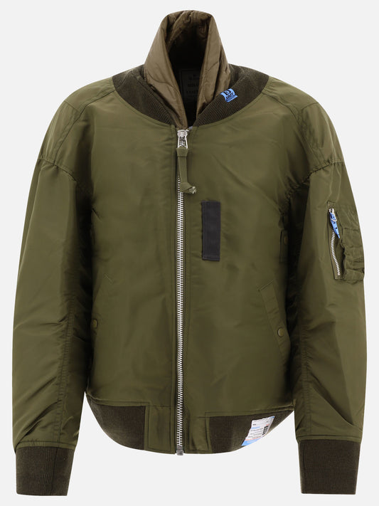 Bomber 100% nylon  Verde - Maison Mihara Yasuhiro Uomo | PLP | VIETTI Online Store 
