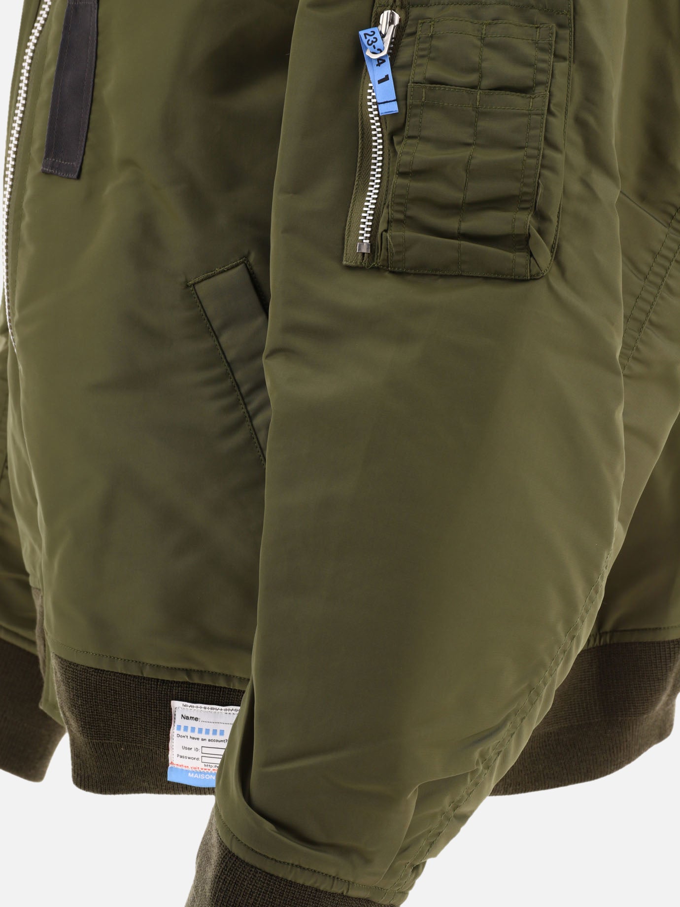 Bomber 100% nylon  Verde - Maison Mihara Yasuhiro Uomo | PDP | VIETTI Online Store | thumbnail_4