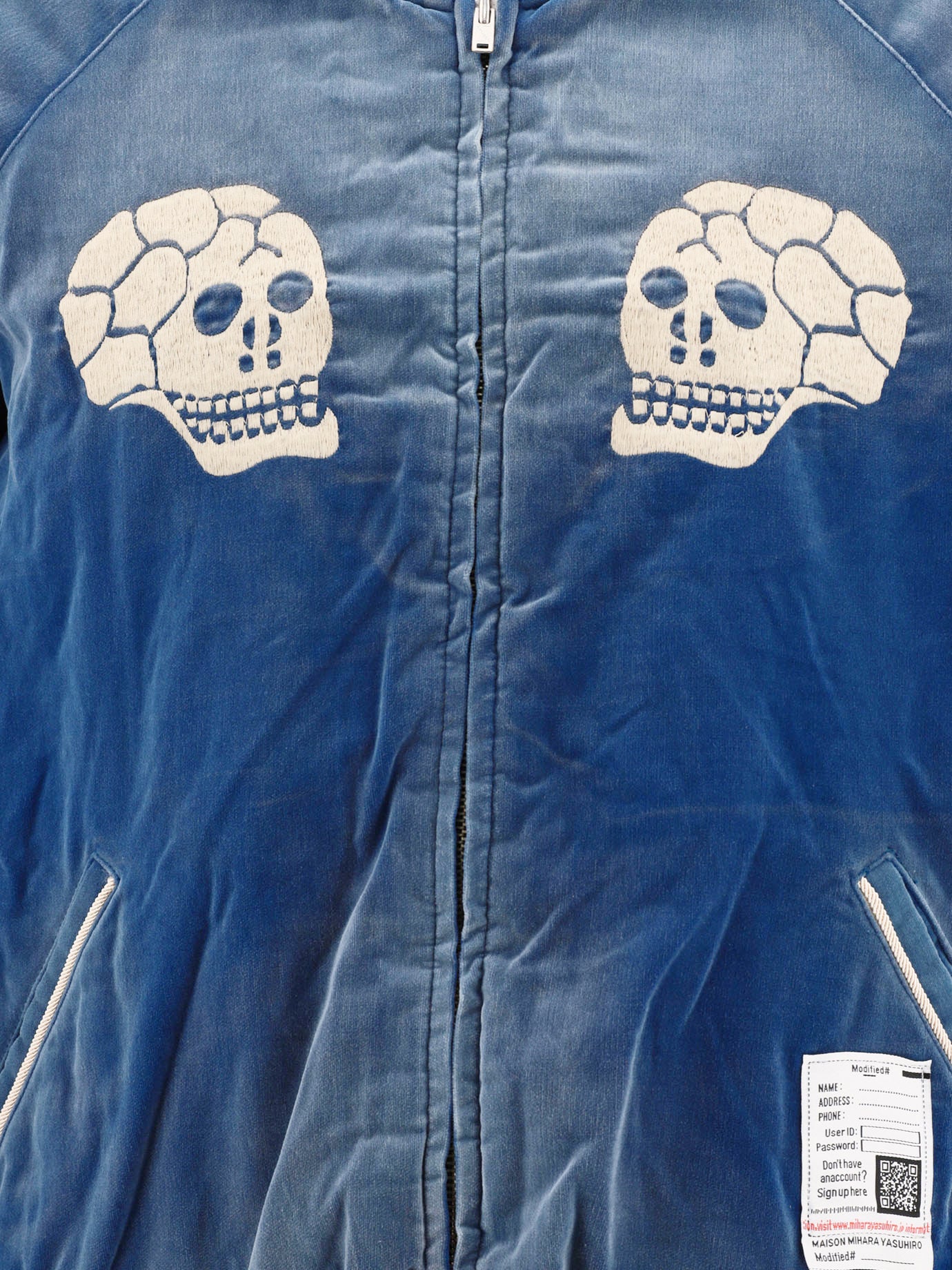 Bomber 100% cotton  Blu - Maison Mihara Yasuhiro Uomo | PDP | VIETTI Online Store | thumbnail_3