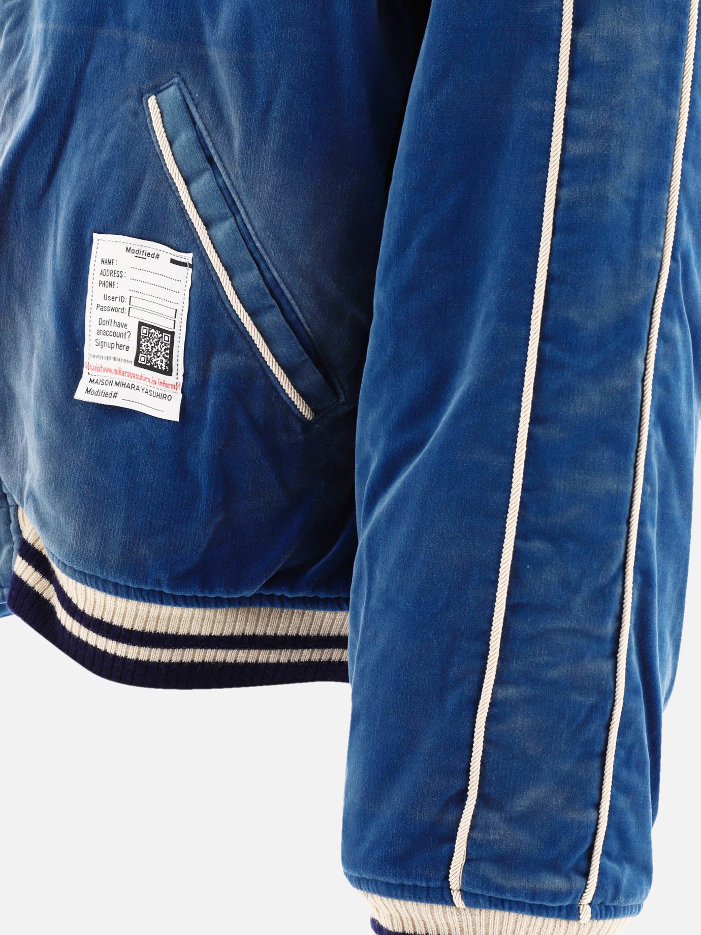 Bomber 100% cotton  Blu - Maison Mihara Yasuhiro Uomo | PDP | VIETTI Online Store | Zoom-Modal_4
