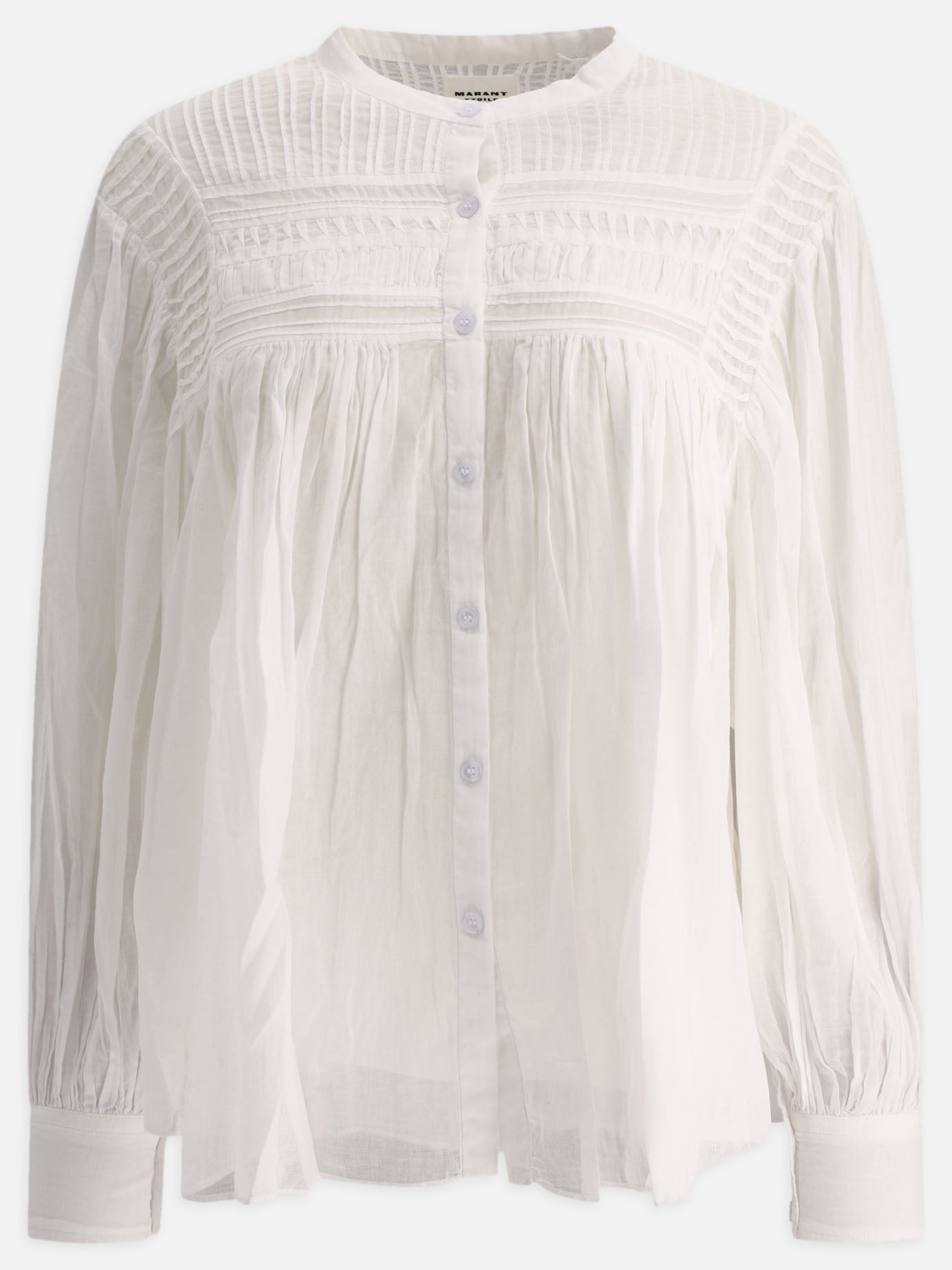 Blouses 100% cotton  White - Marant Étoile Women | PDP | VIETTI Online Store | thumbnail