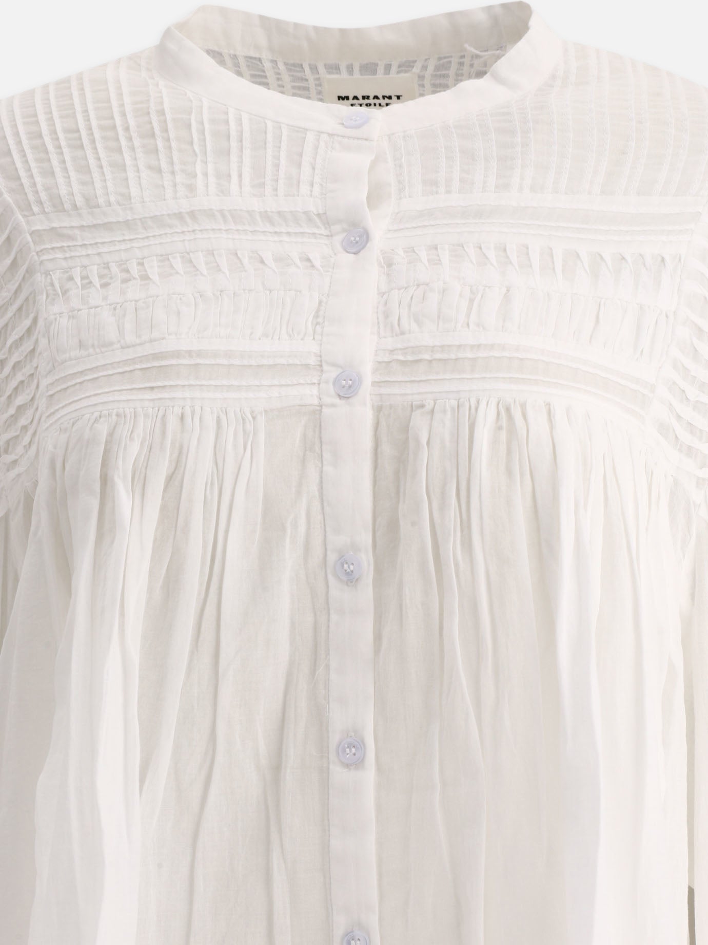 Blouses 100% cotton  White - Marant Étoile Women | PDP | VIETTI Online Store | Zoom-Modal_3
