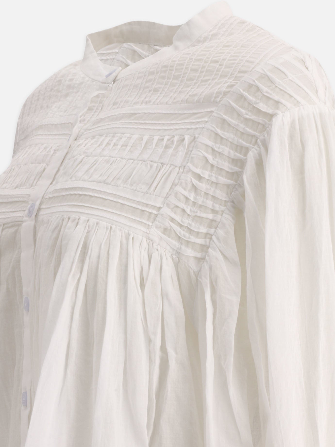 Blouses 100% cotton  White - Marant Étoile Women | PDP | VIETTI Online Store | thumbnail_4