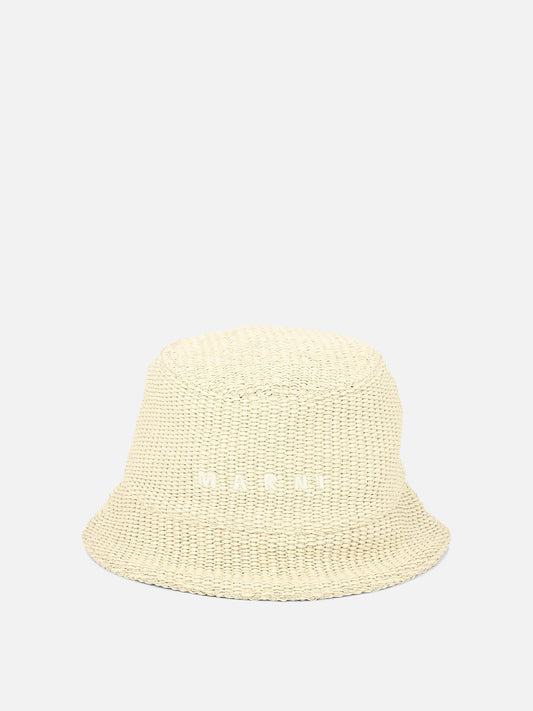 Bucket hats Logo  Beige - Marni Women | PLP | VIETTI Online Store 
