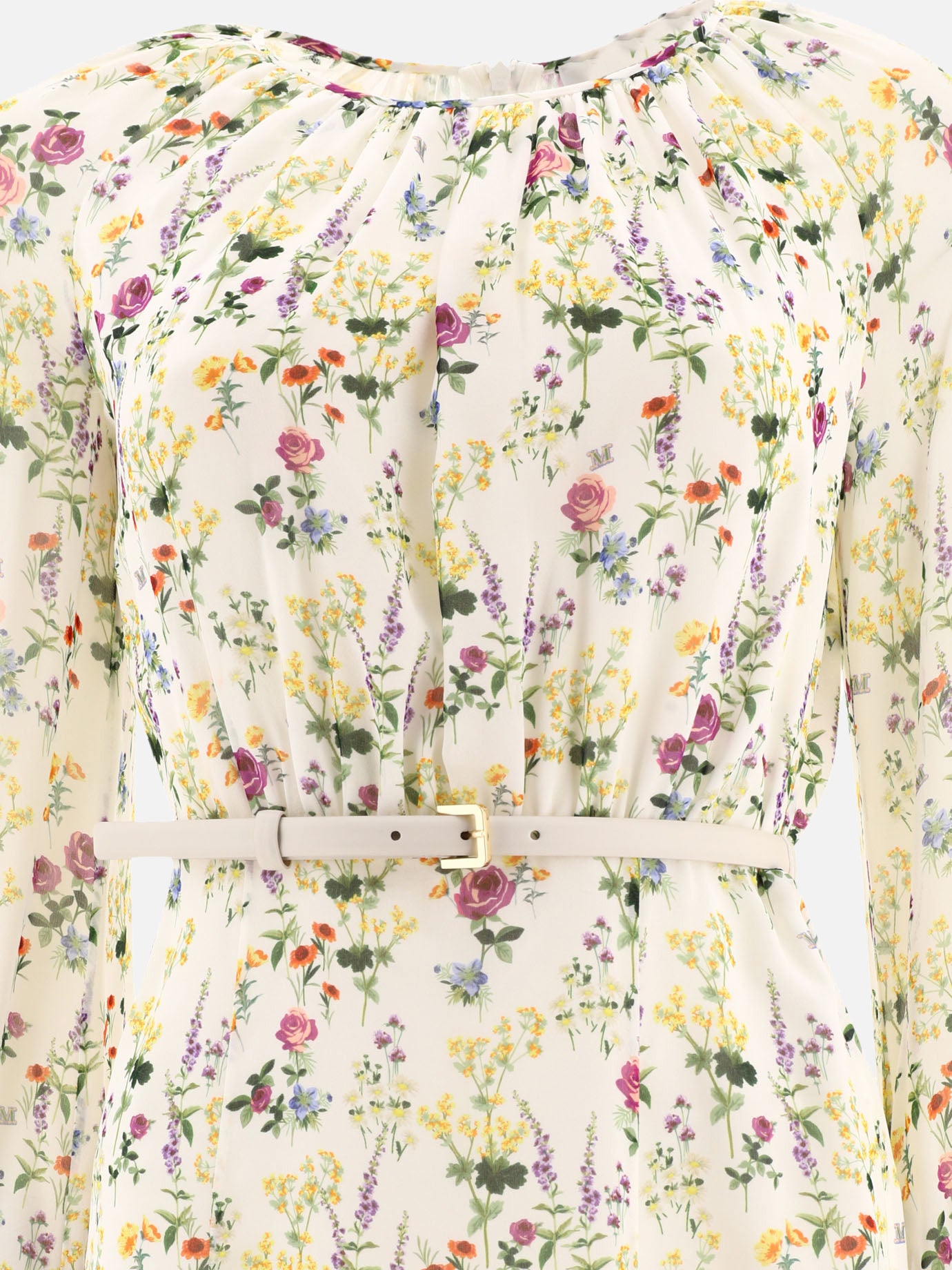 Abiti lunghi 100% silk  Bianco - Max Mara Donna | PDP | VIETTI Online Store | thumbnail_3