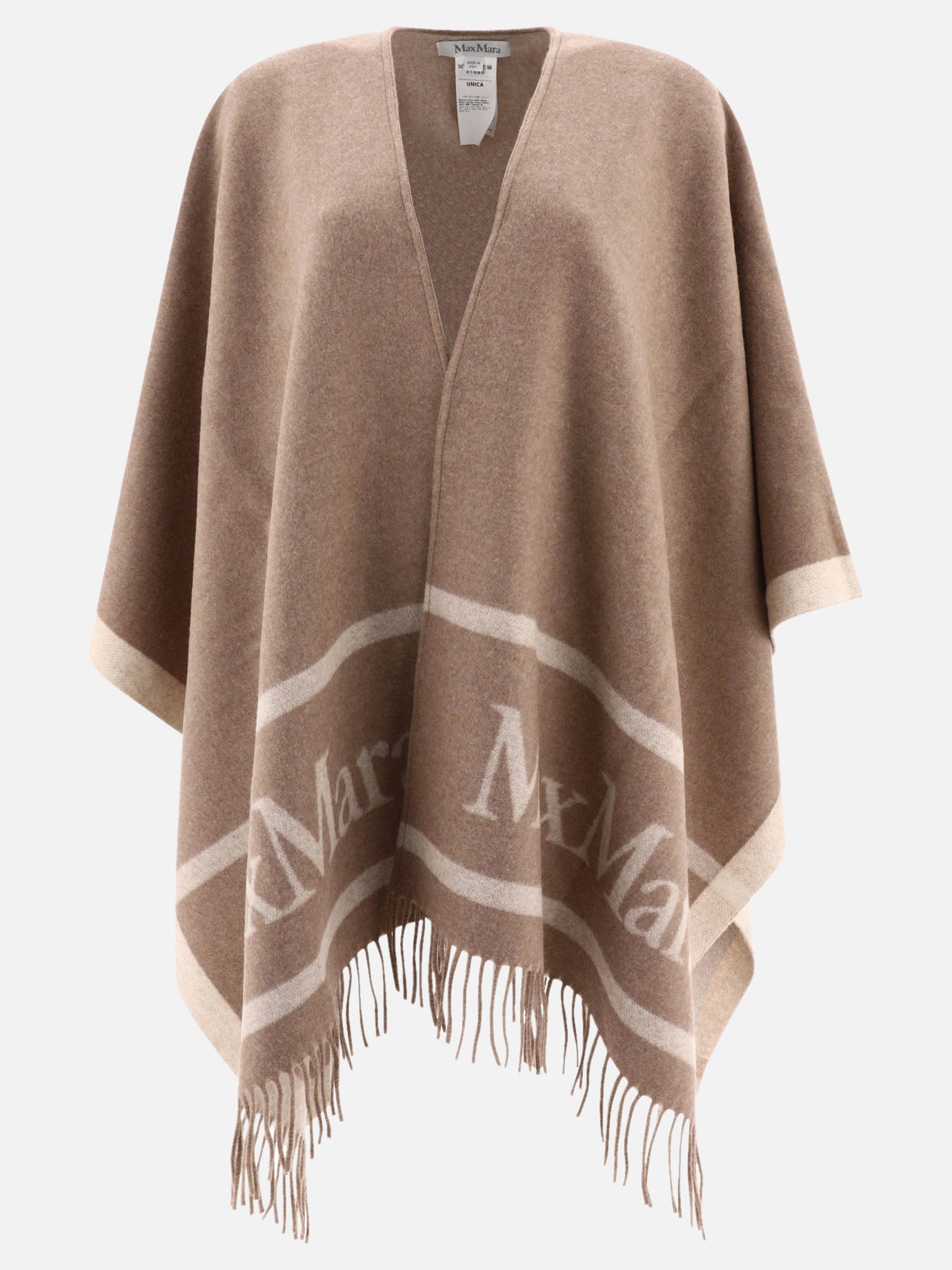 Mantelle 100% wool  Beige - Max Mara Donna | PDP | VIETTI Online Store | Zoom-Modal
